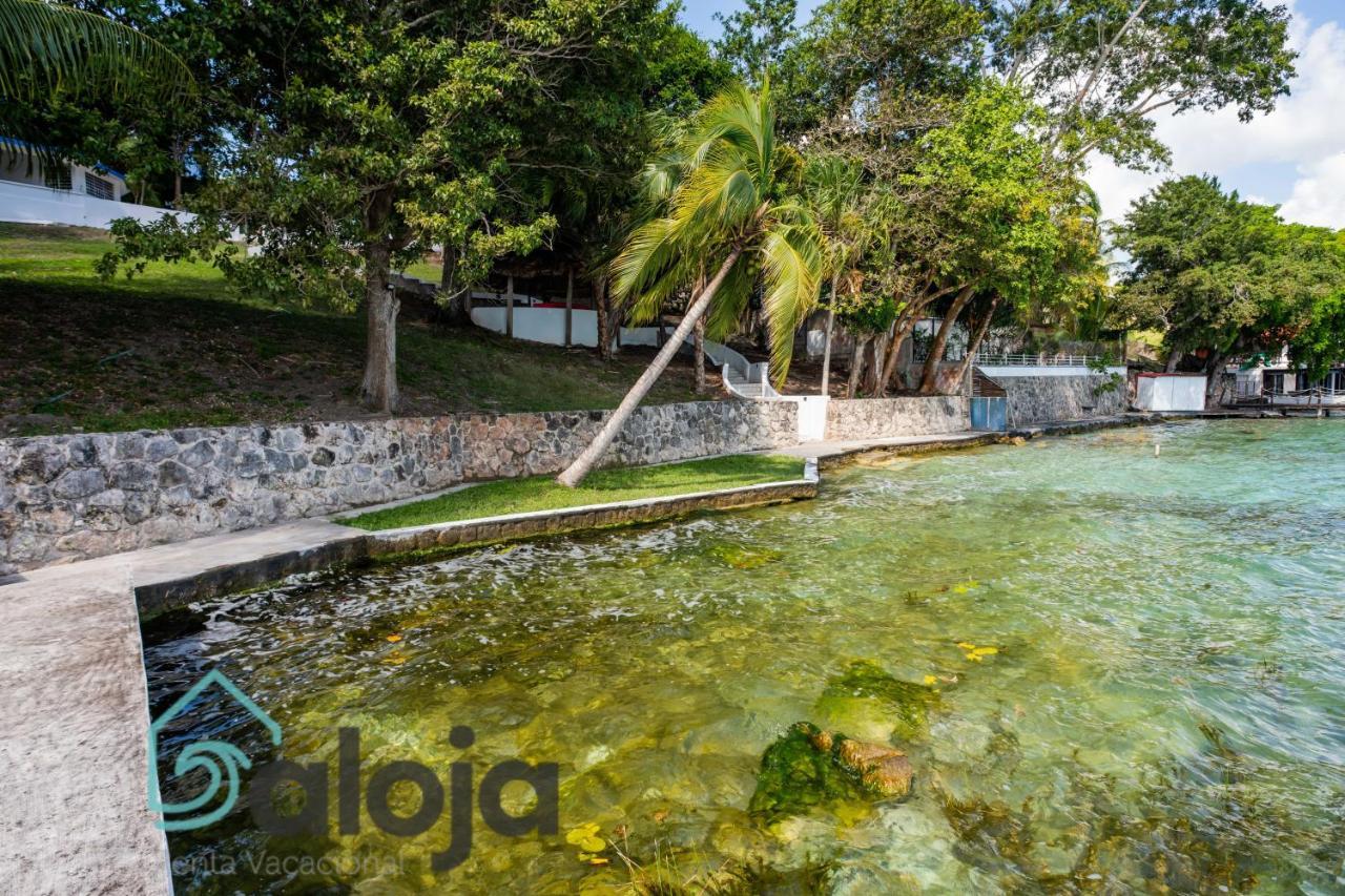 Villa Xtohil With Private Access To The Magic 7 Colors Lagoon 바칼라르 외부 사진