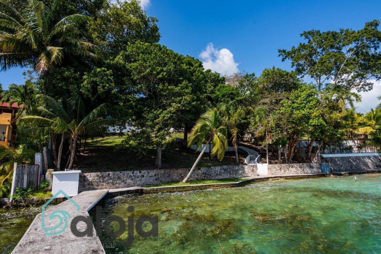 Villa Xtohil With Private Access To The Magic 7 Colors Lagoon 바칼라르 외부 사진